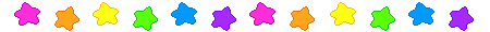 Star divider (Rainbow)